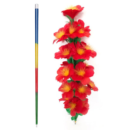 High-quality color stick shrink magic wand to flower sunflower female magician magic tricks prop  Illusions Gimmick bar show
