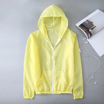 Quick Dry Breathable Sunscreen Coat Women Men Lightweight Coats for Running Camping Hiking Traveling UV Protection Thin Jackets