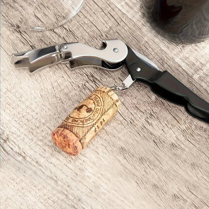 1pc Premium Stainless Steel Wine Bottle Opener Multi-Functional Bottle Openers Wine Cork Screw Corkscrew Beer Cap Remover Bar