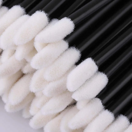 100/200pcs Disposable Eyelash Brushes Lip Brush Applicator Portable Mascara Wands Lash Brushes for Eyelash Extension Makeup Tool