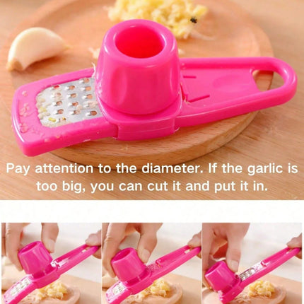 1/2pc Mini Garlic Grinder Creative Garlic Press Kitchen Garlic Mash Manual Garlic Mashing Green Kitchen Gadgets Tool
