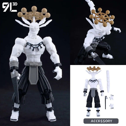 9L3D Invincible T13 Mark RedWhite Suit Dummy13 Anime Action Model Multi-Jointed Figure Superhero Toys Gift For Lover 14cm Height
