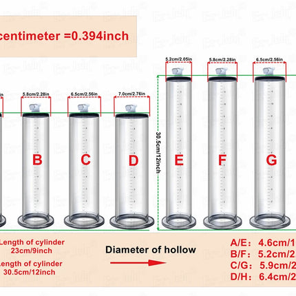 Acrylic Penis Pump Male Manual Penis Extension Enlargement Exerciser Prostate Masturbator Massager Adult Erotic Products For Man