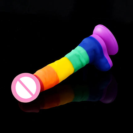 Sex Toys for Women Colorful Realistic Dildo With Suction Cup Liquid silicone Dildos Big Penis Anal Butt Plug Adult Supplies