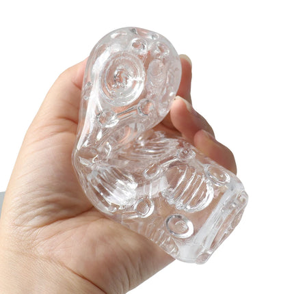 Masturbation for Men Penis Pleasent Aircraft Cup Device Soft Transparent Pocket Vaginal Sleeve Training 18 Adult Erotic Sex Toys