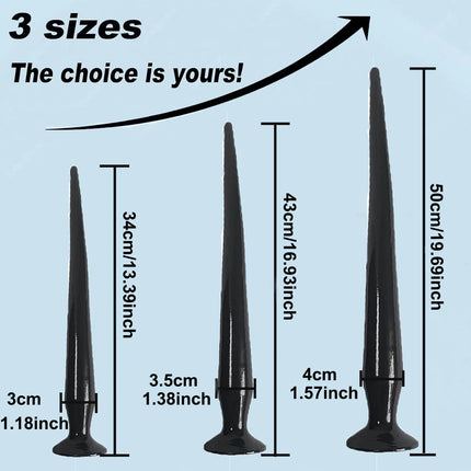 Super Long Anal Plug Dildos for Maturbating Vagina Massage Butt Plug G-Point Stimulator Erotic Toys for Adult Sex Toys for Women