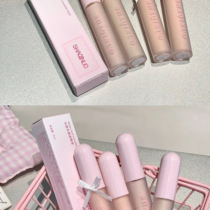 3 Colors Liquid Foundation Concealer Cream Full Covers Brightening Facial & Eye Liquid Concealer Waterproof Oil-control Make Up