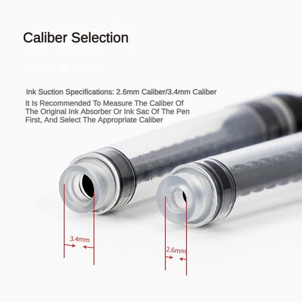 Jinhao Ink Converters Fountain Pen Screw Type 3.4/2.6mm Caliber Ink Absorption For 82/100 X159 Office School Supplies Stationery