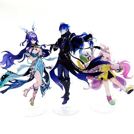 Genshin lmpact Anime Figure Acrylic Stand Lauma Flins Aino Ineffa Model Plate 1pc Desk Decor Standing Sign Game Fans Gifts Key