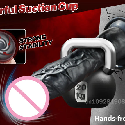 Realistic Dildo for Women Silicone Beginner G-spot Anal Stimulation Dildo with Strong Suction Cup for Adult Sex Toy Masturbator