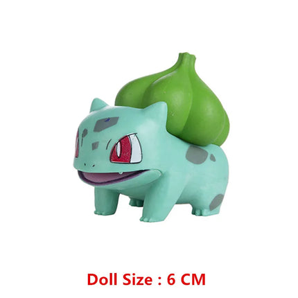 4-13Cm Pokemon Anime Figure Charizard Mewtwo Pikachu  Mew Psyduck Collection Pokemon Action Toys Model Birthday Gifts