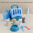 8pcs Blue dog