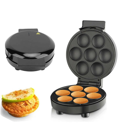 Cupcake Maker Double Sided 7 Cupcake Capacity Safe Muffin Maker Machine for Cinnamon Roll Donut