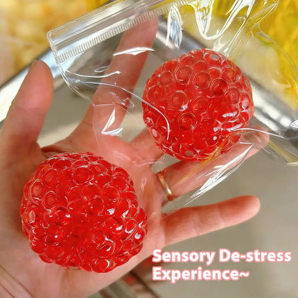 2026 upgrade Ice Bead Squishy Balls - Super Soft Mochi Fidget Toy with Slow Rebound Texture for Anxiety Relief & Relaxation