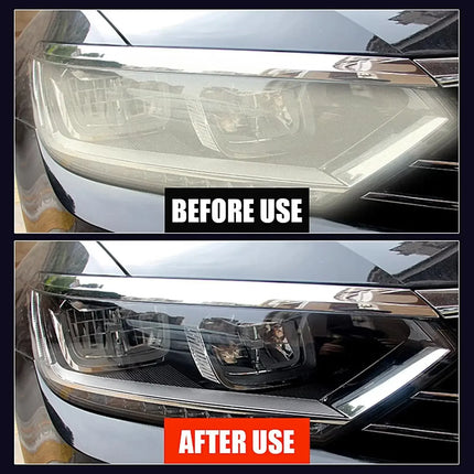 Car Headlight Restoration Fluid - Fast Remove Yellowing & Scratches, Restore Clarity & Shine, Enhance Night Driving Safety