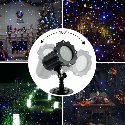 3 Color Christmas Laser Projector Lights Outdoor Red Green Blue Laser Light Projector Landascape Firefly Lights Show with Remote