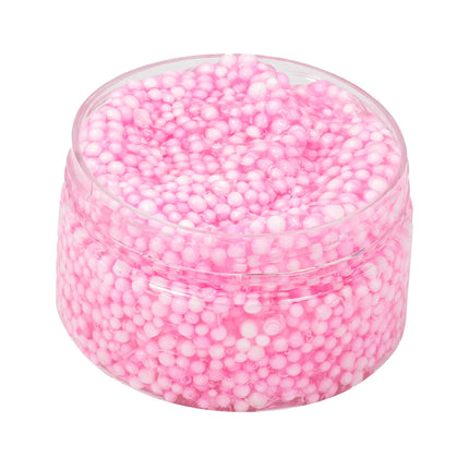 120ml Foam Balls Crystal Slime Kit with Crunchy Beads, Premade Slime Set for Teens, Perfect Stress-Relieving toy Christmas Gift