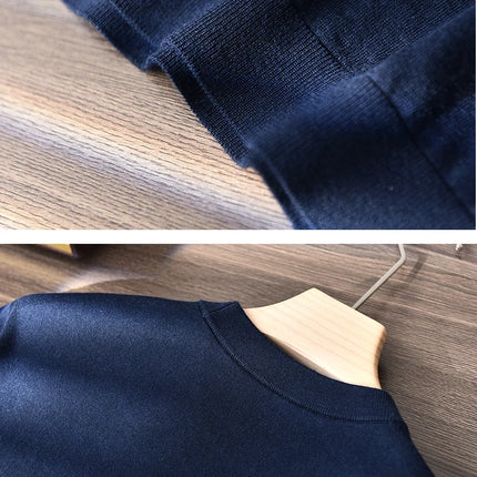 85% Silk + 15% Cashmere Men's T-shirt Casual Solid Color Knitted Pullover Short-Sleeved Round Neck Tees Basic Tops