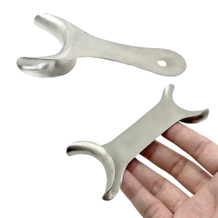 Stainless Steel Dental Lip and Cheek Retractor T Shape Mouth Opener Hook Tool for Teeth Examination and Medical Procedures