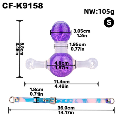 NNSX Silicone Mouth Gag with Adjustable Straps Breathable Ball Gag Deep Throat BDSM Adults Game Bondage Sex Toy For Women Men