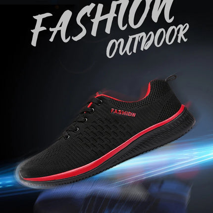 Men Running Spring Autumn Walking Loafers Fashion Casual Sports Shoes Breathable Light Men's Outdoor Shoes Plus Size38-48