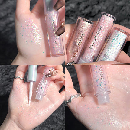 Glitter Highlighter Liquid Eye Shadow Eyeliner Durable Waterproof Gold Shimmer And Shine Eye Silkworm Pencil Makeup Beauty Tool