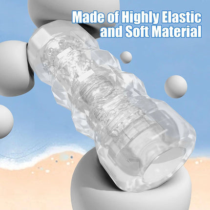 Soft Pussy Vagina Masturbation Products Male Silicone Masturbator Cup Penis Trainer Adult Endurance Vacuum Pocket Cup For Adults