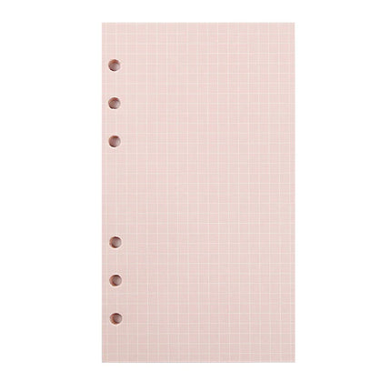 2026 40Sheet Kawaii A5 A6 Loose Leaf Notebook Refill Spiral Binder Index Paper Inner Pages Daily Planner Line Grid Blank Agenda