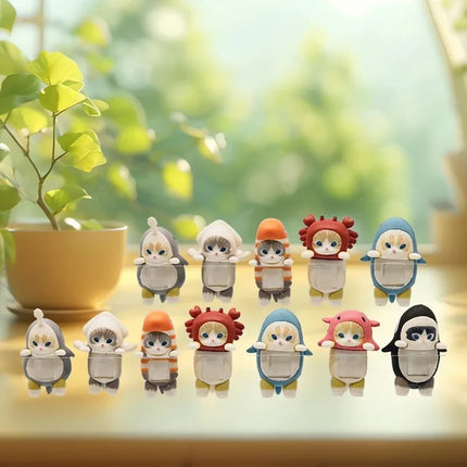 Sonny Angel Mofusand Cats Blind Box Hippers Action Figures Cute Mysterious Toy Doll Gift Child Decoration Co Branded Collect