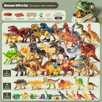 Simulation Dinosaur Toy for Boy Jurassic Models Children Action Figures PVC Tyrannosaurus  World Animals Park Kids 3 Years Gift
