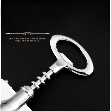 Hand Movement Bottle Opener Classic And Practical Stainless Steel Wine Opener Portable Wine Cork Remover Kitchen Gadgets