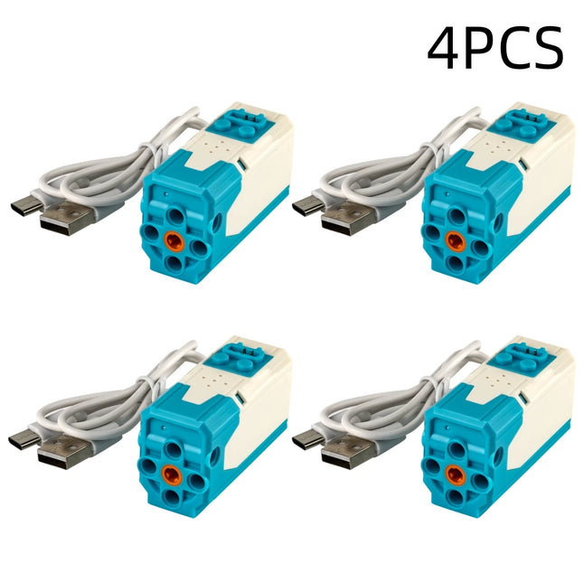 Upgrade Rechargeable M/L Motor 8883 Building Blocks Power Functions Compatible with Legoeds 9686 Technical Modified Parts