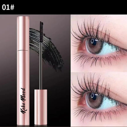 Eye Black Long Curly Durable Non Smudging Non Peeling Waterproof and Sweat Resistant Eye Black Lengthens Eyelashes Black Mascara