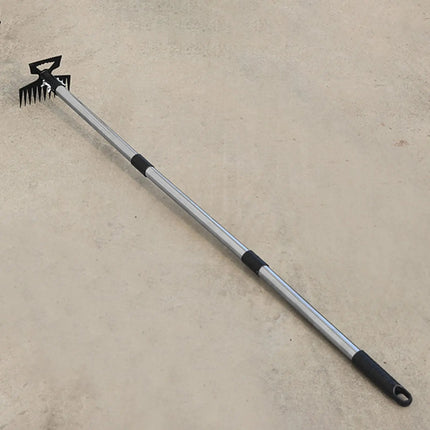 Weed Pulling Tool Hand Weeder Uprooting Rake Stainless Steel Multipurpose Hoe for Yard and Patio Gardening