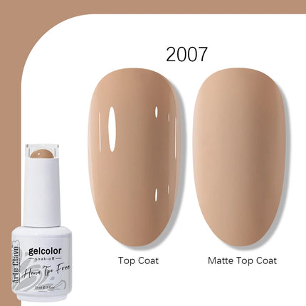 Arte Clavo TPO FREE HEMA FREE Gel Nail Polish UV Multi Use Semi Permanent Soak Off Autumn Winter Nail Art Hybrid Varnish 15ml