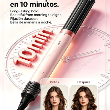 6 IN 1 Multil Hair Styler 1500W Hair Dryer Brush with Auto Wrap Curls (L/R) Fast Drying Frizz-Free Volume Hair Styler Set Gift