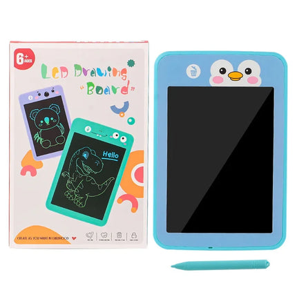Children's Writing Tablet Cartoon Drawing Board LCD Handwriting Board Small Blackboard Graffiti Drawing Writing Board A7