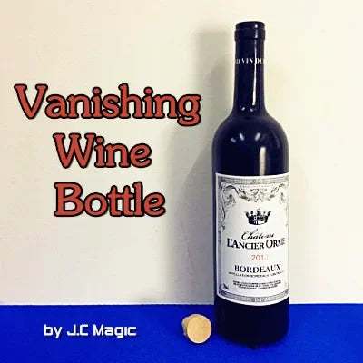 New Vanishing Champagne Bottle Magic Tricks Wine Bottle Stage Close Up Magic Props Gimmick Vanishing Wine Professional