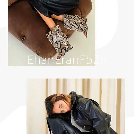 SoleLadies' Spring/Summer New Fish Mouth Slope High Heel Short Boots with Pointed Toe Exposed Cool Boots, Mid Top Boots