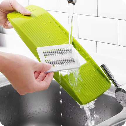 Multi Handheld Mandoline Slicer with 3 Blades Stainless Steel Vegetable Cutter Slicer Manual Veggie Slicer For Carrot Potato