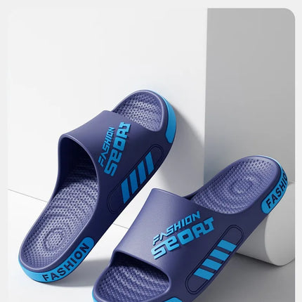 Summer Fashion Slippers For Men Sport Outdoor Sandals Bathroom Non-skid Indoor And Home Sandals For Women Couple Lovers Shoes