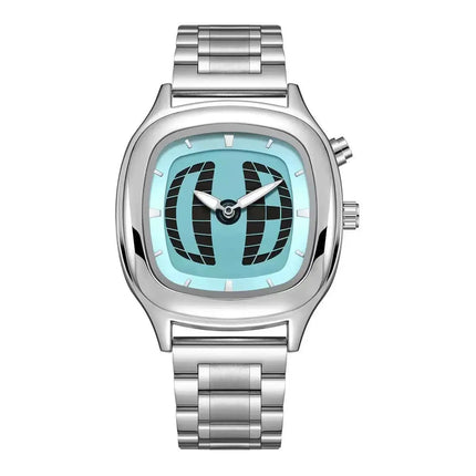 2026New Design Fashion Retro Steel Belt Dual Display Watch Trend Quartz Couple Watch ideal Choice For Birthday & Lover Gifts