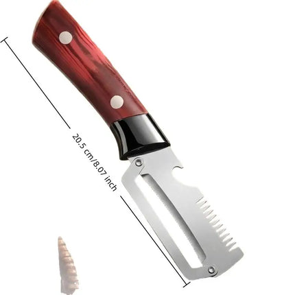 3-in-1 Serrated Peeling Knife Premium Vegetable Peeler With Handle And Bottle Opener Kitchen Tool