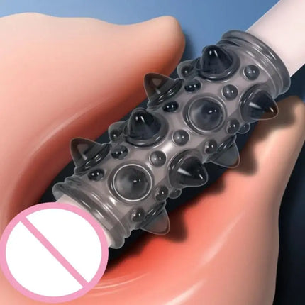 Male Penis Enlargement Sleeve Silicone Cock Ring For Delayed Ejaculation And Enhanced Erection Adult Sexy Couples Sex Toys 18+