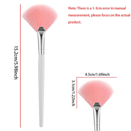 3/9/15 Pieces Facial Fan Mask Brushes Soft Mask Brush Applicator Esthetician Facial Mask Brushes For Women Girls Cosmetic Tools