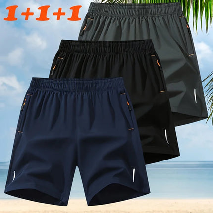 Street Shorts Male Pieces Elastic Waistband Men’s Casual Men's Summer Beach Cargo Bermuda Man Clothing Y2k Sportswear Woman Gym
