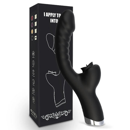 Clitoris Vibrator For Adult Women Tongue Licking Sex Toys Dildo Female Vibrator Masturbator Goods G Spot Clitoral Stimulator
