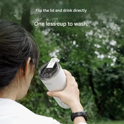 MOKKOM Mini Soy Milk Maker, Single-Person High-Speed Blender, Direct Drinking Juicer, Household Fully Automatic Mini Portabl