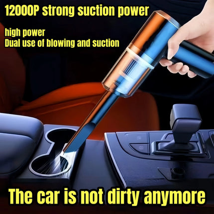 12000P car mounted wireless handheld vacuum cleaner, integrated blowing and suction high-power vacuum cleaner, for home use