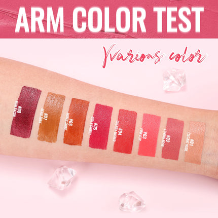HANDAIYAN 8-color matte velvet lipstick to enhance the color lasting color not easy to fall out natural moisturizing lipstick